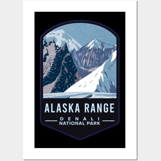 Alaska Range Denali National Park Posters and Art